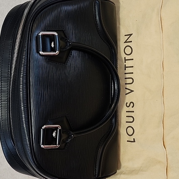 Louis Vuitton black epi leather bowling bag - Picture 1 of 4